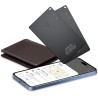 Air Traceur Tag Wallet Traceur Carte Lot de 2, 1.6mm Tracker Card Compatible avec Apple Localiser (iOS Uniquement), Rechargeable