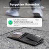 Air Traceur Tag Wallet Traceur Carte Lot de 2, 1.6mm Tracker Card Compatible avec Apple Localiser (iOS Uniquement), Rechargeable