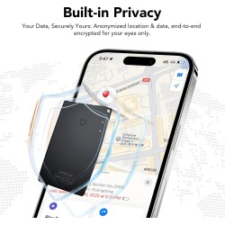 Air Traceur Tag Wallet Traceur Carte Lot de 2, 1.6mm Tracker Card Compatible avec Apple Localiser (iOS Uniquement), Rechargeable