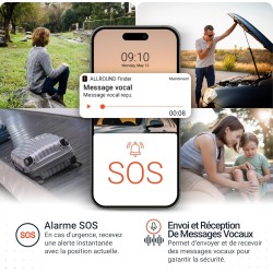 PAJ GPS Allround Finder vocaux 4G - Traceur GPS pour Voiture, Moto, Enfants, Seniors et Personnes atteintes de démence. Suivi en