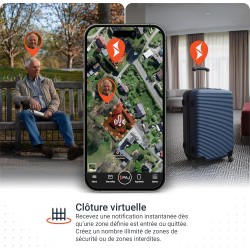 PAJ GPS Tracker - Easy Finder 4G - Traceur GPS pour Enfants, Seniors et démences - Messages vocaux - Dispositif de Suivi en Temp