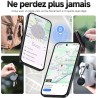 Mili mitag traceur localisateur d’objets bleutooth, fonctionne avec l’app google localiser (uniquement android), batterie rempla