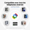 Mili mitag traceur localisateur d’objets bleutooth, fonctionne avec l’app google localiser (uniquement android), batterie rempla