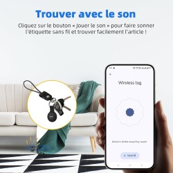 Android traceur tag,google tracker fonctionne avec l’app find hub (uniquement android),batterie remplaçable,ip67 imperméable,ble
