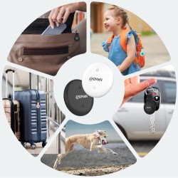 Android traceur tag,google tracker fonctionne avec l’app find hub (uniquement android),batterie remplaçable,ip67 imperméable,ble