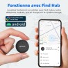 Android traceur tag,google tracker fonctionne avec l’app find hub (uniquement android),batterie remplaçable,ip67 imperméable,ble