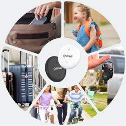 Android traceur tag,google tracker fonctionne avec l’app find hub (uniquement android),batterie remplaçable,ip67 imperméable,ble