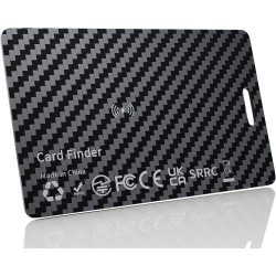 Wallet Tracker Card Compatible avec Apple Find My, Ultra-Mince Ricaricabile Localisateur de Portefeuille, Traqueur d'Objets pour