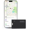 Wallet Tracker Card Compatible avec Apple Find My, Ultra-Mince Ricaricabile Localisateur de Portefeuille, Traqueur d'Objets pour
