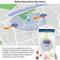 Winnes Traceur GPS Voiture avec Mic sans Abonnement 4G TK905B Suivi en Temps réel Antivol avec Batterie 10000mah Tracker Magnéti