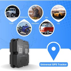 Traqueur GPS de véhicule Suivi en Temps réel Geo-Fence Suivi de 4G LTE, Longue durée de Vie de la Batterie 2-7 Mois, Distance il