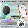 Air traceur android ou ios, 2pcs système double localisateurs d’objets bleutooth fonctionne avec apple/google find my, smart tra