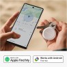 Chipolo loop - tracker bleutooth rechargeable pour clés et sacs, compatible apple localiser ou google, fais sonner ton téléphone