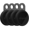 Chipolo loop - tracker bleutooth rechargeable pour clés et sacs, compatible apple localiser ou google, fais sonner ton téléphone