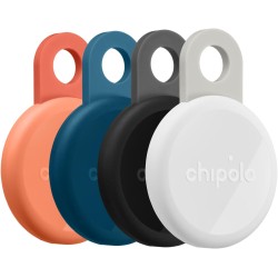 Chipolo loop - tracker bleutooth rechargeable pour clés et sacs, compatible apple localiser ou google, fais sonner ton téléphone