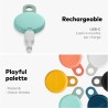 Chipolo loop - tracker bleutooth rechargeable pour clés et sacs, compatible apple localiser ou google, fais sonner ton téléphone