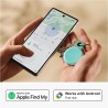 Chipolo loop - tracker bleutooth rechargeable pour clés et sacs, compatible apple localiser ou google, fais sonner ton téléphone