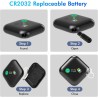 Smart tag localisateur de clés compatible avec ios find my app ou android find hub app traceur tag ip67 étanche cr2032 batterie 