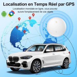 Tag gps android traceur, nouveau traceur gps pour véhicules, compatible avec l'application google find hub device (android uniqu