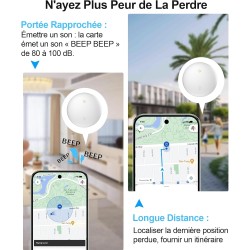 Tag gps android traceur, nouveau traceur gps pour véhicules, compatible avec l'application google find hub device (android uniqu