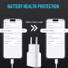 iPhone 14/13 Chargeur, 2-Pack 20W USB C Chargeur Rapide et 1.8M Cable Charge Secteur Mural Adaptateur Alimentation pour iPhone 1