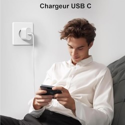 iPhone 14/13 Chargeur, 2-Pack 20W USB C Chargeur Rapide et 1.8M Cable Charge Secteur Mural Adaptateur Alimentation pour iPhone 1