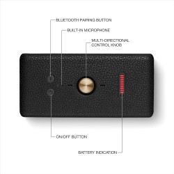 Marshall emberton iii enceintes bleutooth portables, sans fil, ip67 résistant à la poussière et à l'eau, plus de 32 heures de le