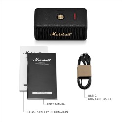 Marshall emberton iii enceintes bleutooth portables, sans fil, ip67 résistant à la poussière et à l'eau, plus de 32 heures de le