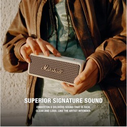 Marshall emberton ii enceintes bleutooth portables, sans fil, ip67 résistant à la poussière et à l'eau, plus de 30 heures de lec