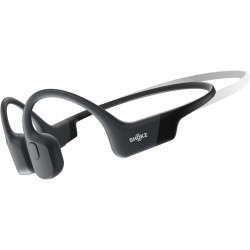 Shokz openrun mini casque à conduction osseuse, écouteurs bleutooth oreilles libres pour le sport avec micro, casque sans fil ét