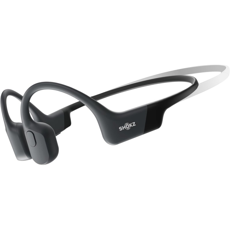Shokz openrun mini casque à conduction osseuse, écouteurs bleutooth oreilles libres pour le sport avec micro, casque sans fil ét