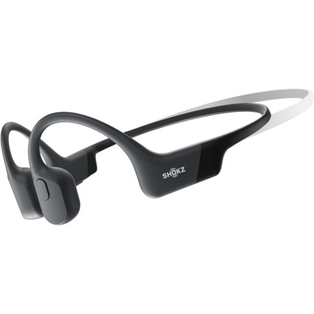 Shokz openrun mini casque à conduction osseuse, écouteurs bleutooth oreilles libres pour le sport avec micro, casque sans fil ét