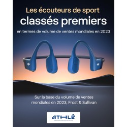 Shokz openrun casque à conduction osseuse, écouteurs bleutooth oreilles libres pour le sport avec micro, casque sans fil étanche