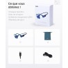 Shokz openrun casque à conduction osseuse, écouteurs bleutooth oreilles libres pour le sport avec micro, casque sans fil étanche