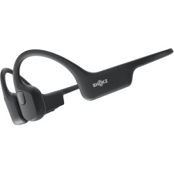 Shokz openrun casque à conduction osseuse, écouteurs bleutooth oreilles libres pour le sport avec micro, casque sans fil étanche