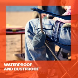 Jbl clip 5, enceinte bleutooth ultra-portable, mousqueton intégré, son jbl pro, basses percutantes, 12 heures d'autonomie, fonct
