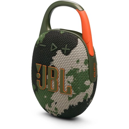 Jbl clip 5,enceinte bleutooth ultra-portable, mousqueton intégré,jbl pro,basses percutantes,12 heures d'autonomie,fonction playt