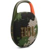 Jbl clip 5,enceinte bleutooth ultra-portable, mousqueton intégré,jbl pro,basses percutantes,12 heures d'autonomie,fonction playt