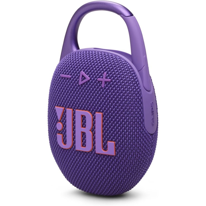 Jbl clip 5, enceinte bleutooth ultra-portable, mousqueton intégré, son jbl pro, basses percutantes, 12 heures d'autonomie, fonct