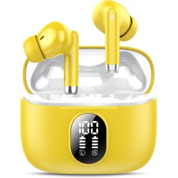 Qxq 2025 new écouteurs bleutooth, ecouteurs bleutooth 5.4 sans fil avec hifi stéréo, 40h mini oreillette bleutooth enc réduction