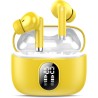 Qxq 2025 new écouteurs bleutooth, ecouteurs bleutooth 5.4 sans fil avec hifi stéréo, 40h mini oreillette bleutooth enc réduction