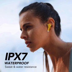 Qxq 2025 new écouteurs bleutooth, ecouteurs bleutooth 5.4 sans fil avec hifi stéréo, 40h mini oreillette bleutooth enc réduction