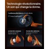 Shokz casque à conduction osseuse openrun pro 2, écouteurs sans fil bleutooth 5.3, microphones réducteurs de bruit, étanchéité i
