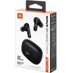 Jbl wave beam 2, écouteurs sans fil bleutooth, réduction de bruit, 40 heures d'autonomie, son pure bass, technologie smart ambie