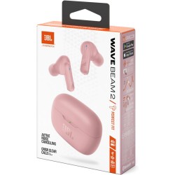 Jbl wave beam 2, écouteurs sans fil bleutooth, réduction de bruit, 40 heures d'autonomie, son pure bass, technologie smart ambie