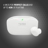 Jbl wave buds 2, écouteurs sans fil bleutooth, 40 h d'autonomie, son pure bass, technologie smart ambient, résistance à l'eau et