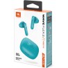 Jbl wave flex 2, écouteurs sans fil bleutooth, 40 h d'autonomie, son pure bass, technologie smart ambient, résistance à l'eau et