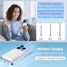 Batterie Externe 10000mAh pour Magsafe, Induction sans Fil Portable Charge Rapide Chargeur, Magnetique Power Bank pour iPhone 12