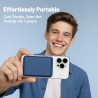 Batterie Externe iPhone Magnétique, Compatible avec MagSafe 10000mAh sans Fil Power Bank Charge Rapide avec 2 Câbles Intégrés Af