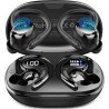 Ecouteurs bleutooth sans fil sport, 2025 écouteur bleutooth 5.4 avec 4 enc mic, 60+hrs ecouteurs sans fil hifi stéréo, ip7 étanc
